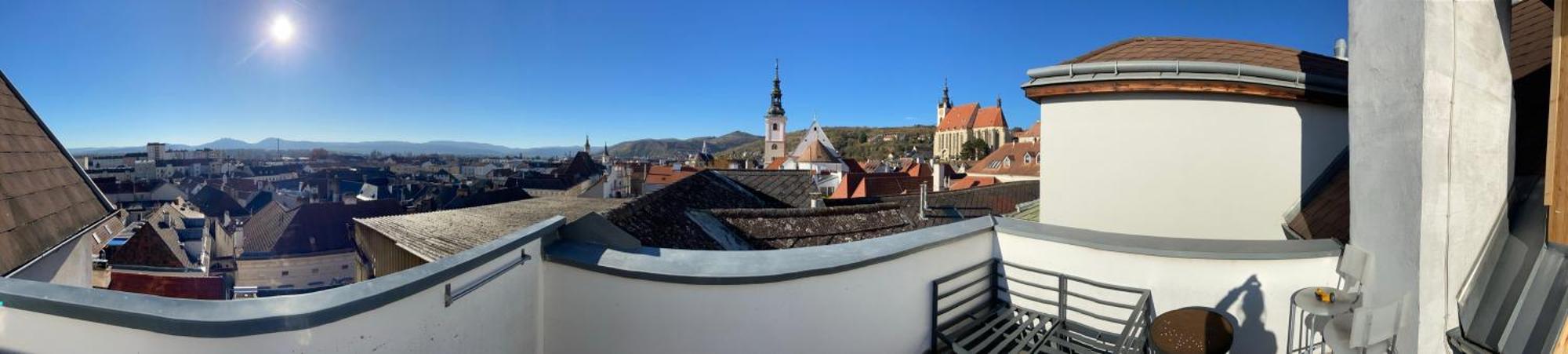 Terrassen Appartement Ueber Den Daechern Von Krems Exterior foto